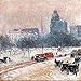 Produktbild PAINTING CITYSCAPE HASSAM WINTER UNION SQUARE LARGE REPLICA POSTER PRINT PAM1463