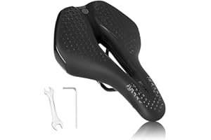 ROCKBROS Sillín Bicicleta Cómodo MTB Asiento Ergonómico Transpirable Hombre Mujer Sillín Bici para Ciclismo Bicicleta Montaña Carretera E-Bike