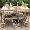 Palettenmbel Grill Tisch Captain Cook Premium Stone Aus Ippc Zertifizierten Europaletten Jedes Teil Ist Einzigartig Und Wird In Deutschland In Handarbeit Gefertigt