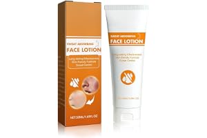 Anti-svett för ansikte, svettabsorberande lotion, anti-svett mot stark svettning i hårbotten och feta, verkar effektivt mot svettning, anti-svett för män och kvinnor