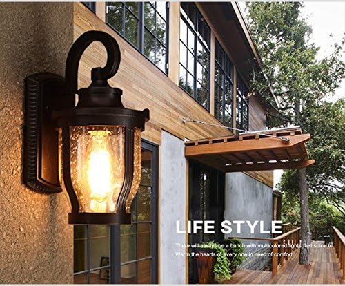 GZEDG Outdoor wall lamp creative garden balcony lamp European aisle outdoor courtyard wall lamp waterproof 20 * 30 (cm)