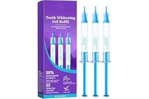 OCEAURA Teeth Whitener Gels Refills, Mint Flavour Teeth Whitener, Teeth Whitening Kit, Tooth Whitening Gel Syringes, Safe Stain Remover for Coffee, Tea & Wine, Travel-Friendly at-Home Whitening