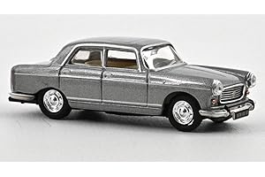 NOREV Peugeot 404 1968 Grey Metallic 1:87