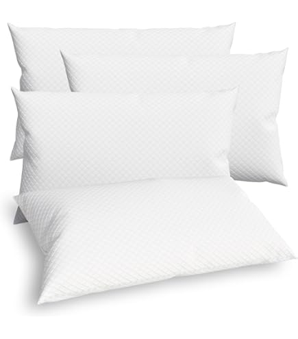 6 Cuscini Anallergici Made In Italy - Ipoallergenici, Traspiranti, 45x75cm, 400gr, Per Hotel E Casa - Foto 2