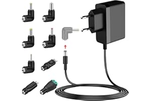 MEROM 5V 3A Universelles Netzteil Ladekabel für USB-Hub, TV-Box, Babyphone, Bluetooth-Lautsprecher, Tablette, Kamera, Raspberry Pi 4 Ladegerät (Mit 8 Tipps)