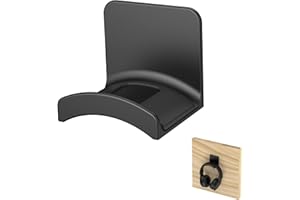 Cozycase Universale Supporto Casco Adhesif Gancio Casco per Desktop, TPU Supporto per Casco Appendere Caschi per la maggior parte dei Caschi e Controller, (1 pezzo, Nero)