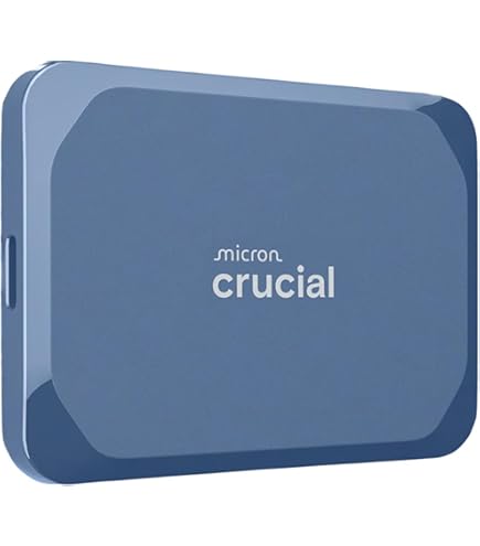 Crucial X9 4TB Portable External SSD - Up to 1050MB/s, External