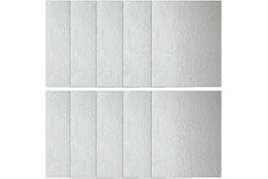 ‎WUYAN Universal Mica-Folie, für Mikrowellenherde, für Wellenleiter, zuschneidbar, 150 x 120 mm, 10 Stück