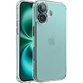 Minesk iPhone 16 Plus i&ccedil;in MagSafe ile Uyumlu SuperMatt Serisi Arkası Parmak izi Tutmayan Sert Mat Polikarbonat Kenarları Tpu