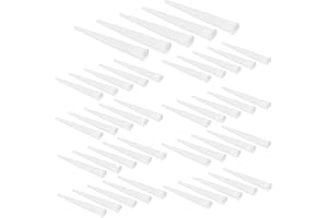 AFISEL PPX 45 Pièces Cartouche Douilles Silicone Douilles embouts de Remplacement en Silicone Pointes Cartouche Cartouche Buses Buses