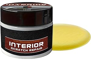 YUEMEUY Renovateur Plastique Voiture Interieur - 100g Cire De Réparation De Rayures | Restaurateur De Tableau De Bord De Voiture | Efface Rayure Voitures Pour Rayures Sur Tableau Bord Avec Protection UV
