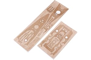 EMMEXX KingLan Pont en Bois pour Tamiya 78013 1/350 Accessoires Allemands De Remplacement du Cuirassé Bismarck De La Seconde Guerre Mondiale