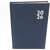 Agenda 2025 Formato A4 - Planner Giornaliero Con Copertina Rigida E Segnalibro, Blu