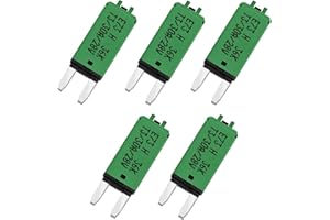 GLOSO Blade Circuit Breaker Mini RV Marine Boat Truck Yacht Manual Reset Audio Solar System Protection ATO ATC 30 Amp 5 PACK E73
