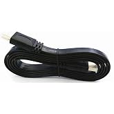 Yassı Flat Slim Hdmi Kablo Uyumlu 4k Full Hd 4k 60hz (30, Santimetre) | Yassı Flat Slim Hdmi Kablo Uyumlu 4k Full Hd 4k 60hz