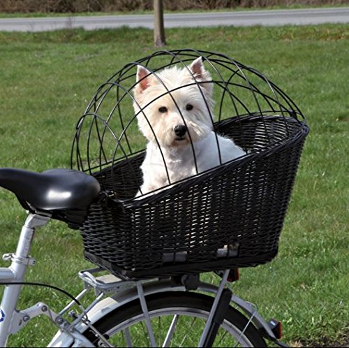 Rear-Mount-Bicycle-Dog-Basket-With-A-Protective-Wire-Mesh-Cover-And-Soft-Faux-Suede-Cushion-For-Dogs-Up-To-12kg-Can-Be-Mounted-On-A-Rear-Pannier-Rack-Or-Luggage-rack