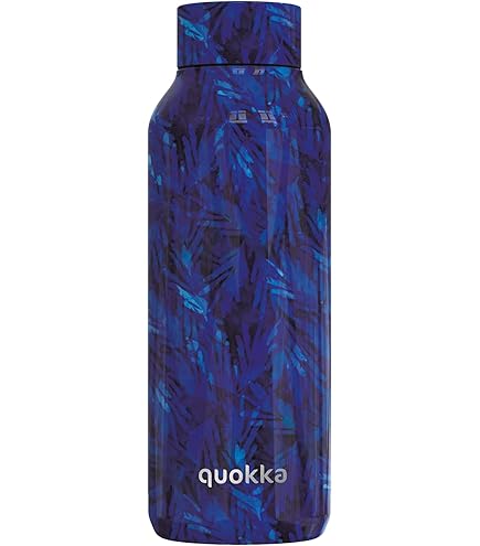 Quid Gläser-Set, Trinkglas Quid Kaleido Bunt Glas Blatt 510 ml (6 Stück