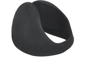 ZIZZI New Ladies Mens Black Earmuffs Winter Fleece Head Band Ear Muff Soft Warmers Shopmonk
