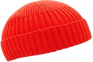 YM YOUMU Uomo Moda Cappello Lavorato a Maglia Inverno Cappellino Teschio Cappello da Marinaio Polsino Cappello a Cuffia Vintage per Uomo