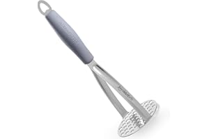 Potato Mashers, Joyoldelf Potato Masher Stainless Steel, Masher with Non-Slip Handle, Fruit & Vegetable Baby Food Masher