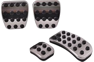 ‎ITDEGNO Schaltgetriebe Fußstütze Bremse Pedalkappen Abdeckung Fußbett Kompatibel mit Vito Viano V Klasse W447 W639