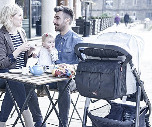 BabaBing BB23-001 Daytripper Deluxe Changing Bag (Black)