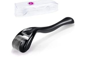 Olakin Titanio Micro-Ago Roller, 0,5 mm 540-Aghi Derma Rullo para Trattamento di Perdita Capelli, Delle Rughe, Cicatrici da Acne e Smagliature