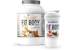 RC OCIO Batido Sustitutivo de Comida Pack con Vaso mezclado | Sustituto Alimenticio Dietetico alto en Proteinas | Ayuda para perder Peso | Chocolate - Vainilla - Fresa | Saciante para hombre y mujer