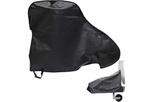 STARKVISTA Universal Waterproof Tow caravan cover – Heavy Duty Trailer Guard with Adjustable Strap,Caravan Drawbar Trailer Protector,All-Weather Drawbar Shield for Campervan and RV (Black)