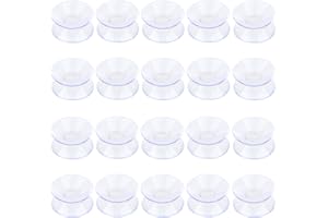 Pawfly 20 Pack Doppelseitige Saugnäpfe 3 cm Klar PVC Plastik Saugnäpfe für Glas Tisch Spiegel