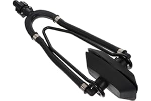 BESPORTBLE Universal Boat Dual Feed Motor Flusher Ear Muff Cups, Stainless Steel Engine Cleaning Kit for Outboard and Sterndrive, Connects to Standard Garden Hose