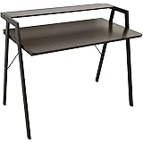 Amazon Brand-Movian Ljungan Desk, 114 x 60 x 90cm, Dark Brown/Black