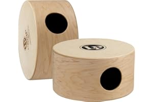 LP Latin Percussion Cajon Americana 2-Voice Snare Cajon 10", Ahorn/Frontplatte Birke beidseitig, Wire (1x20), DW Snare Teppich, LP1410S