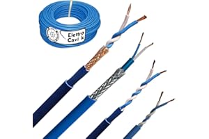 ELETTROCAVI K - CAVO VIDEOCITOFONO 2x1 mm² 2 FILI TWISTATO BIPOLARE 2 POLI PROFESSIONALE UNIVERSALE MADE IN ITALY 100 METRI