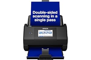 Epson WorkForce ES-580W Wi-Fi High-speed Auto Feed Colour Scanner with Touchscreen and OCR Software