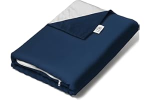 ‎ELLA Ella Bettbezug für Gewichtsdecke 135x200cm Hergestellt aus 100% Baumwolle - Geeignet für 7 kg und 9 kg gewichtsdecke