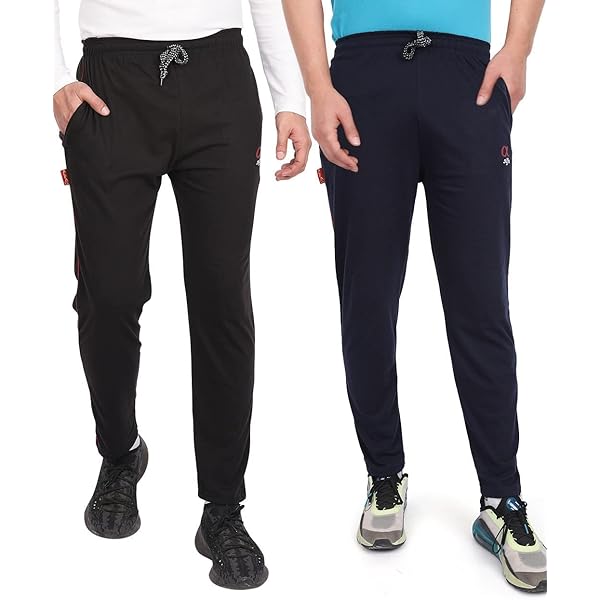 CHKOKKO Men's Slim Fit Mid Rise Sports Track Pant Gym