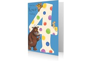 DANILO PROMOTIONS LTD Kartka urodzinowa Gruffalo GR004 "Age 4"