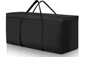 HolyElks Auflagentasche, Gartenauflagen Schutzhülle für Auflagen, 600D Oxford Wasserdicht UV-Beständiges, Aufbewahrungstasche für Weihnachtsbaume, Gartenmöbel Kissen, Polsterauflagen (200x60x75cm)