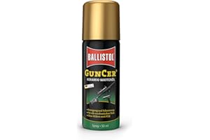 ‎BALLISTOL BALLISTOL 22165 GUNCER Keramik-Waffenöl 50ml Spray – Temperaturbeständige Waffenpflege, Schmiermittel, Korrosionsschutz