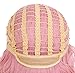 Hxhome Short Curly Wig Sexy Lady Short Bob with Fringe Wave Full Lace With Wig Cap for Women Cosplay Party