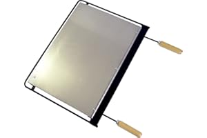 Imex El Zorro 71637 Plancha para barbacoa, inox, 62 x 41 cm, GRIS
