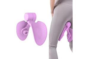 Entraîneur De Cuisse, Sipiris Entraîneur De Plancher Pelvien Pour Les Femmes Entraîneur De Hanche Cuisse Plancher Pelvien Accessoires De Sport De Hanche Pour Home Leg Training Equipment (Violet)