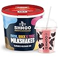 Shmoo Strawberry Milkshake Thick Shake Mix 1.8KG Tub & Small 13fl oz Shmoo Disposables & Scoop