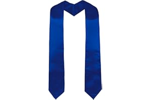 GraduatePro Graduation Stole 60/72 Inch Adult Choral Clergy Sash For School/Church Ceremony Unisex 16 Colors