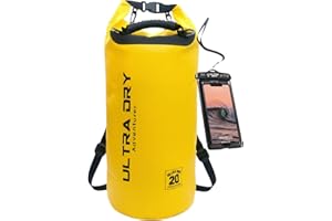 Ultra Dry Adventurer Premium Waterproof Bag, Sack with Phone Dry Bag and Long Adjustable Shoulder Strap Included, Perfect for Kayaking/Boating/Canoeing/Fishing/Rafting/Swimming/Camping/Snowboarding