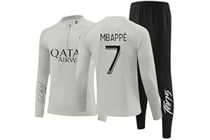 AZISEN Maglia Calcio, 2023 2024 Maglie da Allenamento Calcio Bambino Maglie Ragazzi da Calcio per Tifosi Maglione e Pantaloni di Calcio Set Allenamento Calcio Magliette di Calcio per Bambini e Adulti