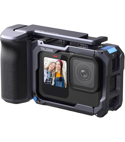 Gopro 13 Black Da Pieghevoli Di Ricambio Per GoPro Hero 13 12 11 10 9 Supporto Adattatore Magnetico Con Porta Di Collegamento Treppiede 1/4 Per Accessorio Go Pro Go Pro Hero 13 Accessori - 7