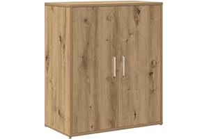 vidaXL Credenza Rovere Artigianale 60x31x70 cm in Legno Multistrato, credenza con Ante, Mobile da Soggiorno, portaoggetti, credenza da Cucina