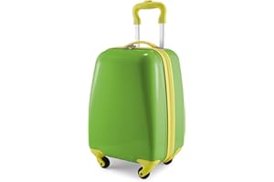 Hauptstadtkoffer - for Kids - Kindergepäck, Kinderkoffer, Hartschalenkoffer, Reise Trolley für Kinder, Handgepäck, 24 Liter, Apfelgrün